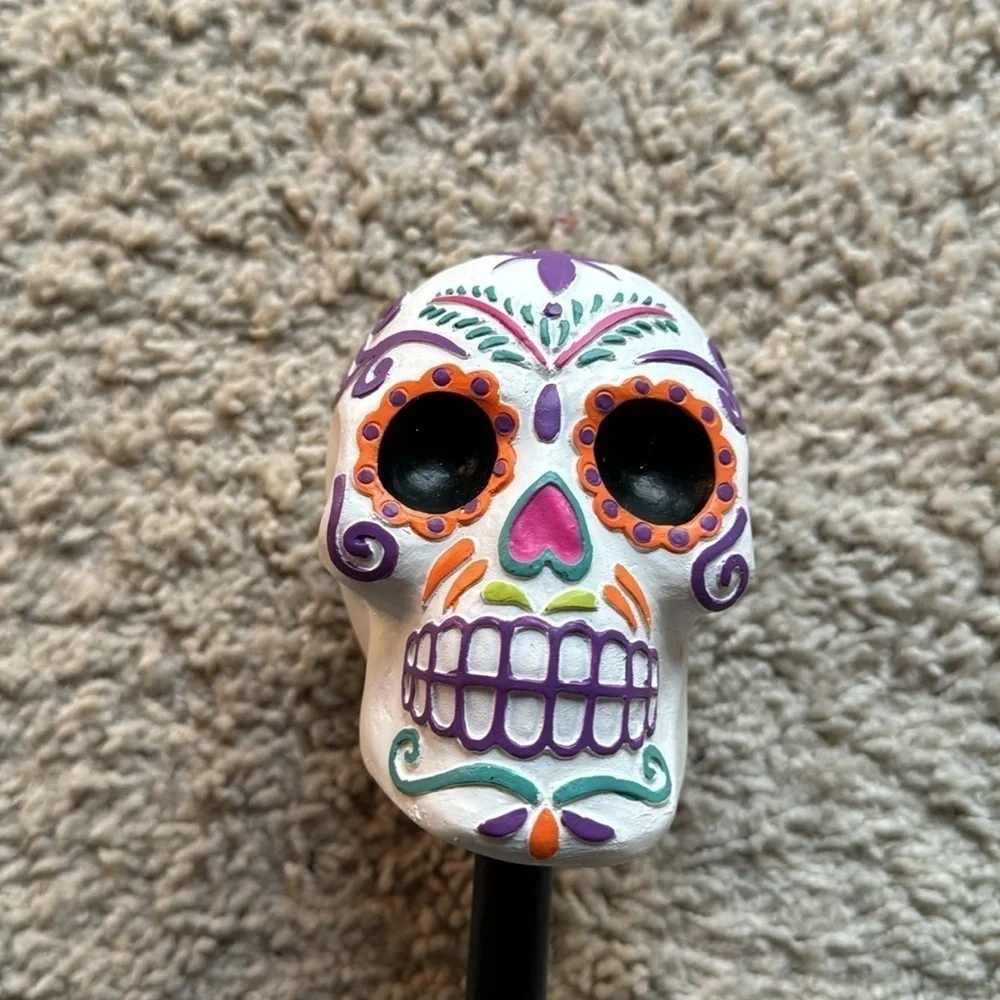 Target Day of the dead tabletop skull decor NWT
